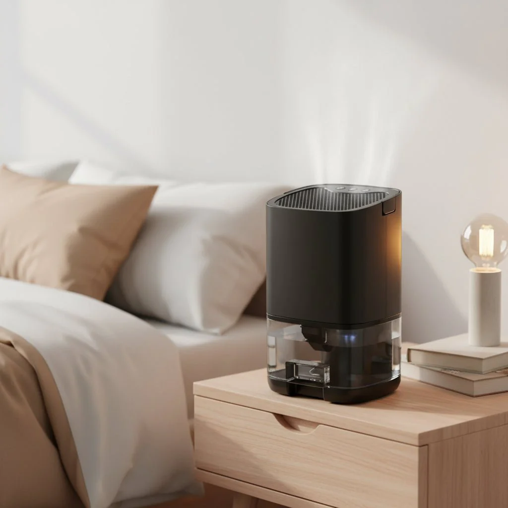 DRYLUME – Compact Portable Dehumidifier with Colored Ambient Light - Image 5