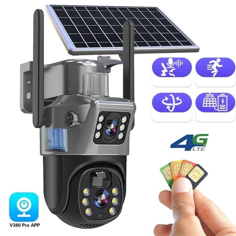 DualGuard Solar 4K - Wireless security camera with solar panel & 360° all-round view - Image 3
