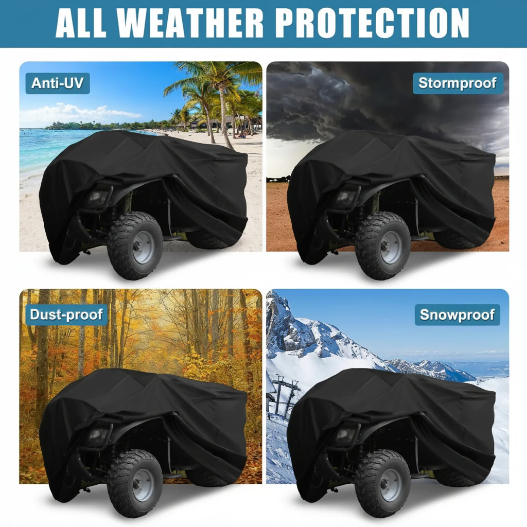 DURARIDE – Weatherproof waterproof ATV cover with UV protection - Image 3