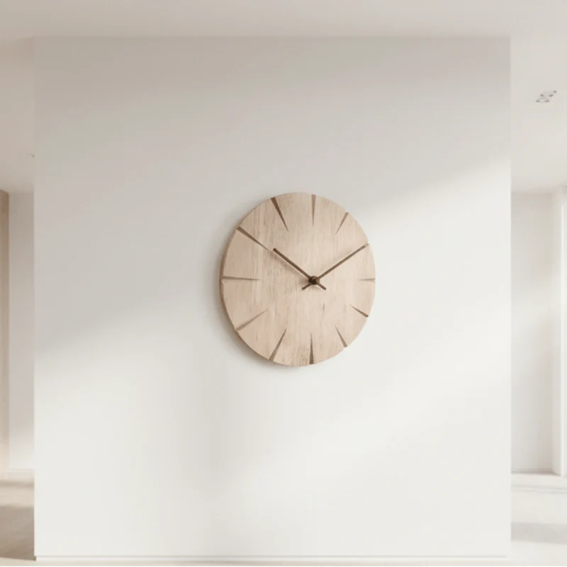 EASETIME – Elegant Wall Clock Made of Solid Wood with Pendulum Mechanism - Image 3