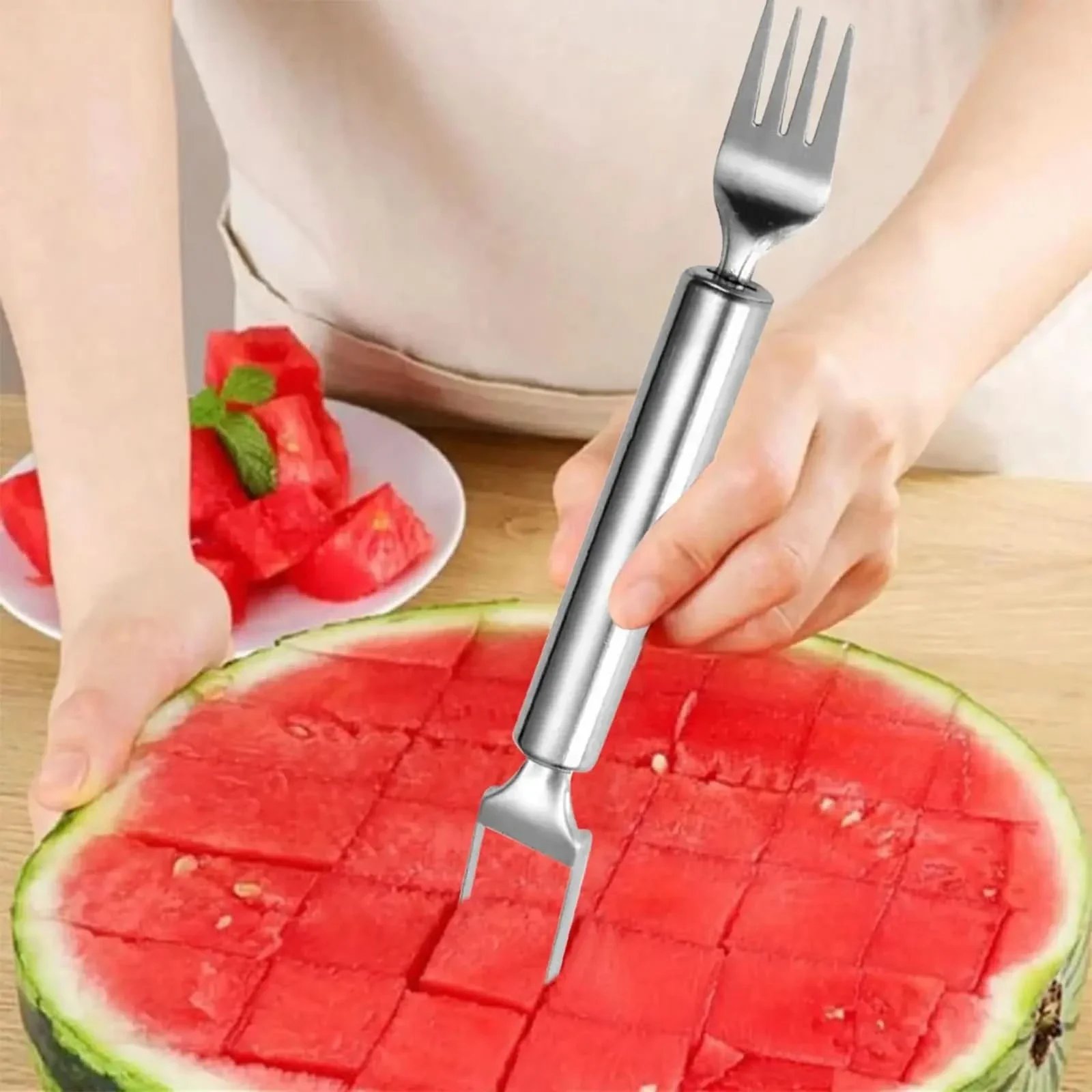 EasyFruit Duo – Fruit cutter with integrated fork for quick snack enjoyment - Image 5