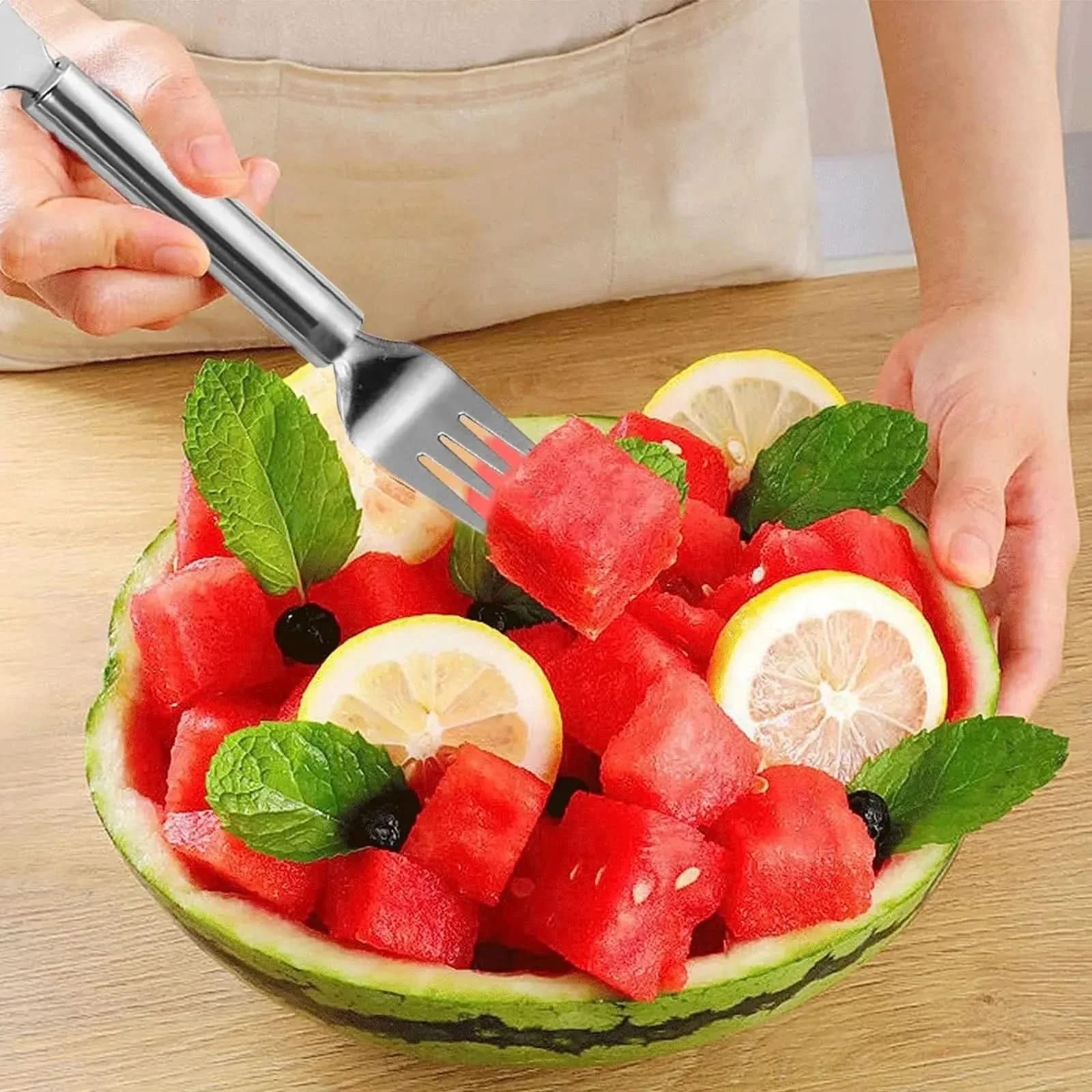 EasyFruit Duo – Fruit cutter with integrated fork for quick snack enjoyment - Image 8