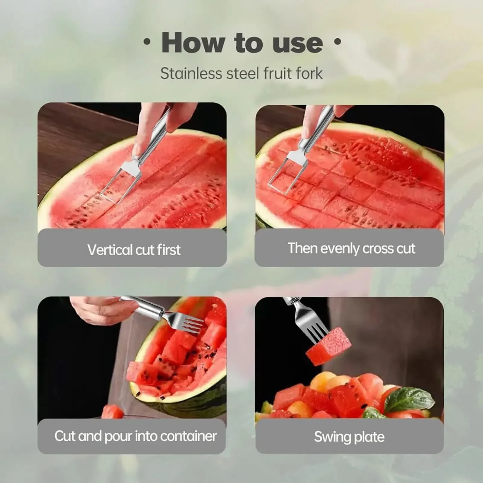 EasyFruit Duo – Fruit cutter with integrated fork for quick snack enjoyment - Image 9