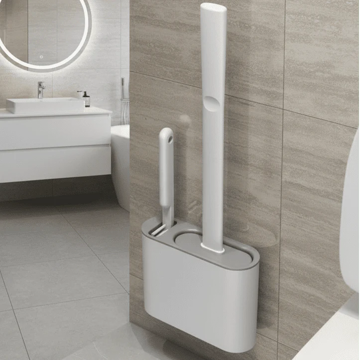 EASYRIM – Silicone Toilet Brush with Holder for Hygienic Underrim Cleaning