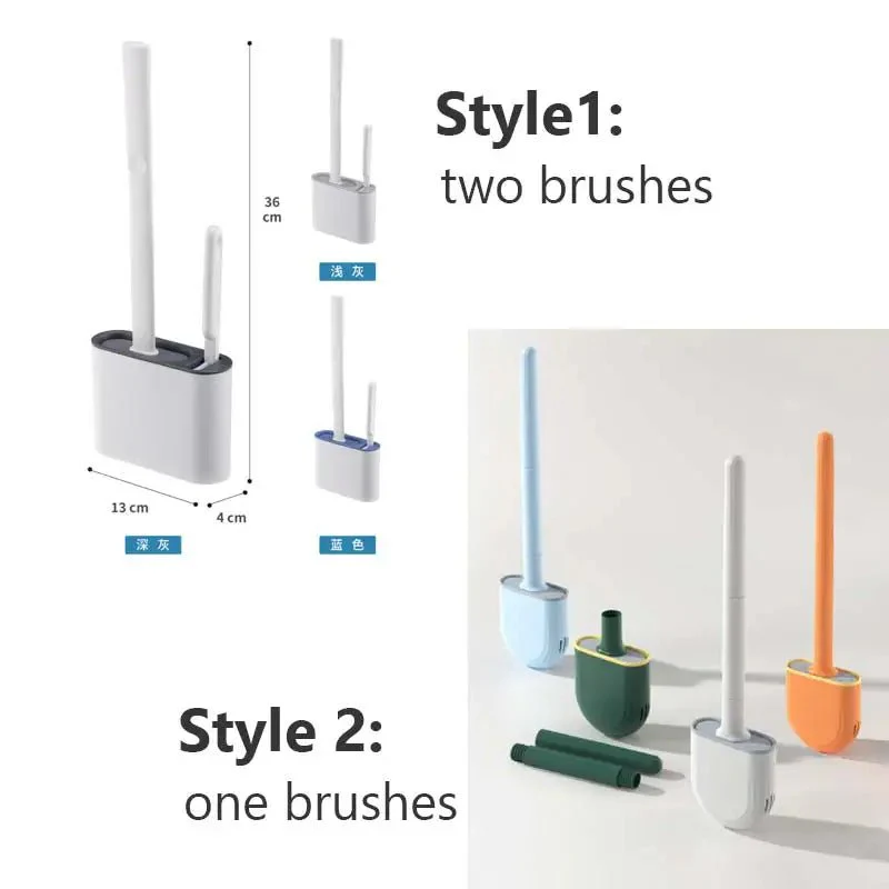 EASYRIM – Silicone Toilet Brush with Holder for Hygienic Underrim Cleaning - Image 5