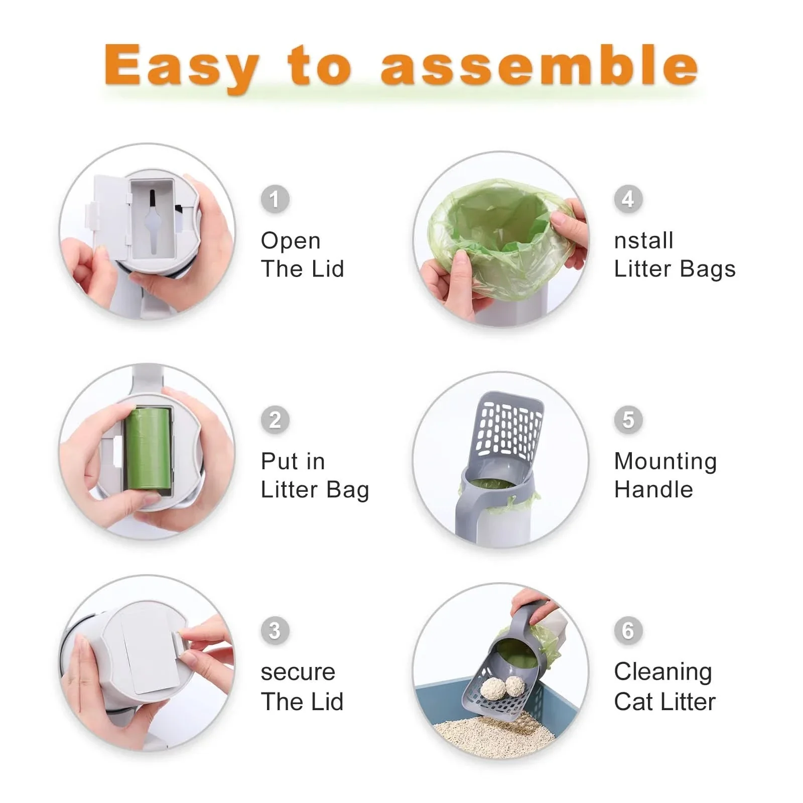 EASYSCOOP - Hygienic cat scoop with odour-stop function - Image 8