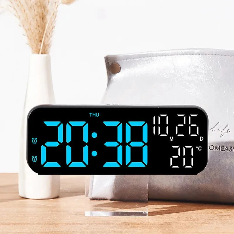 EASYWAKE – Digital LED Alarm Clock with Voice Control & Temperature Display - Image 5