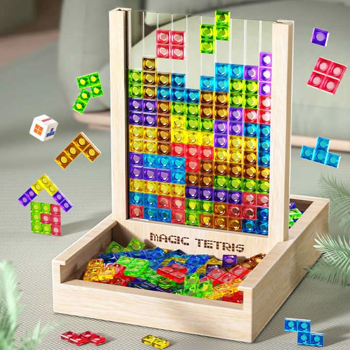 EcoBlock Tetris Board - Sustainable Tetris puzzle game for the whole family