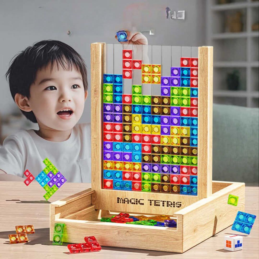 EcoBlock Tetris Board - Sustainable Tetris puzzle game for the whole family - Image 4