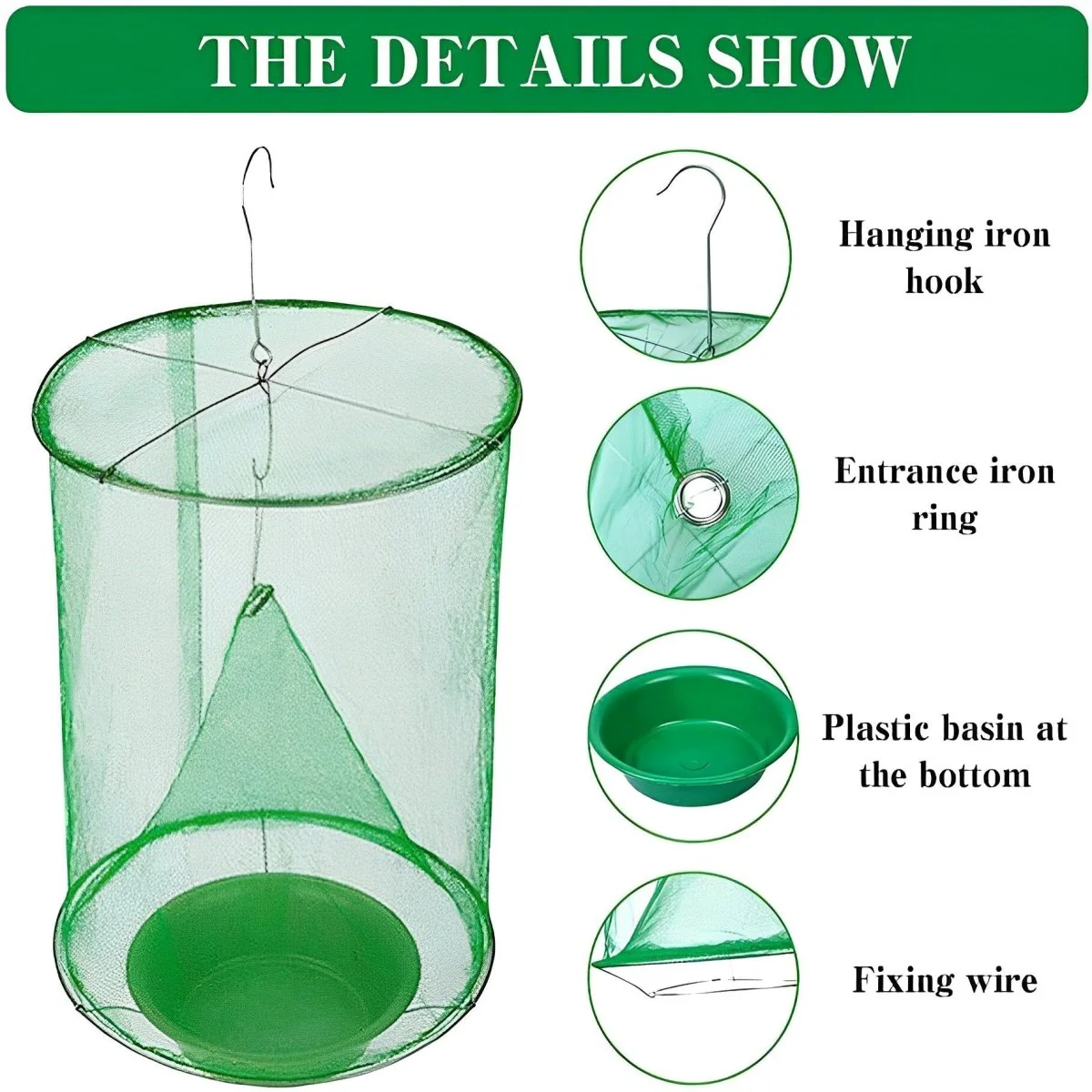 ECOCATCH – Environmentally Friendly Fly Trap for Safe, Non-Toxic Pest Control Outdoors - Image 3