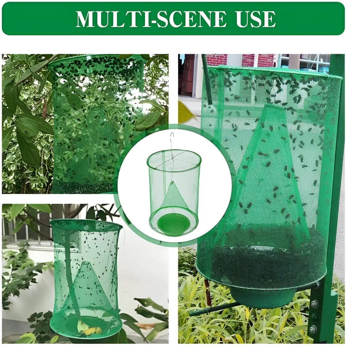 ECOCATCH – Environmentally Friendly Fly Trap for Safe, Non-Toxic Pest Control Outdoors - Image 4