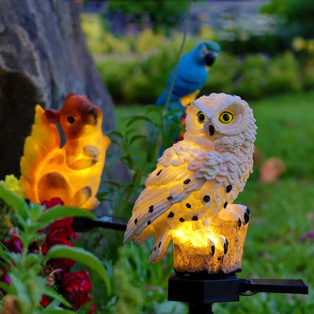 ECOOWL – Decorative Solar Owl Outdoor Light for Garden Decoration - Image 4