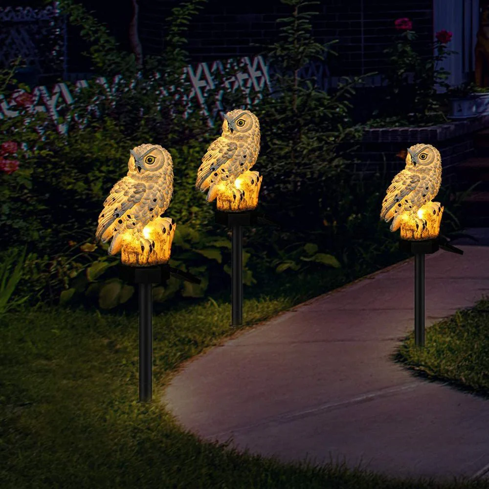 ECOOWL – Decorative Solar Owl Outdoor Light for Garden Decoration - Image 5