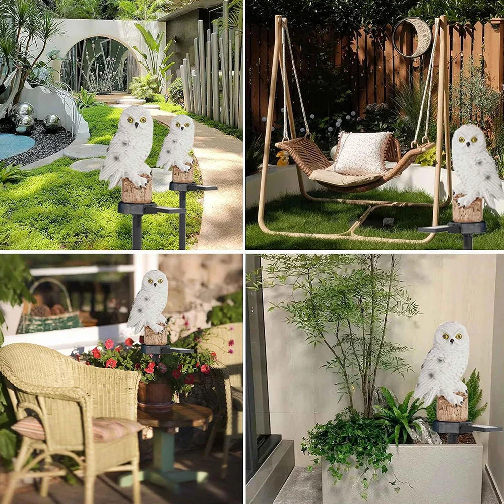 ECOOWL – Decorative Solar Owl Outdoor Light for Garden Decoration - Image 7
