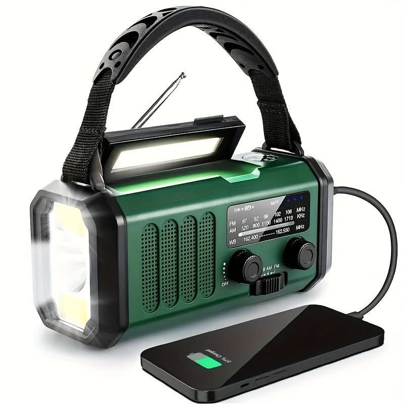 EcoPower Emergency Radio - All-in-one emergency radio with torch and USB charging function - Image 6