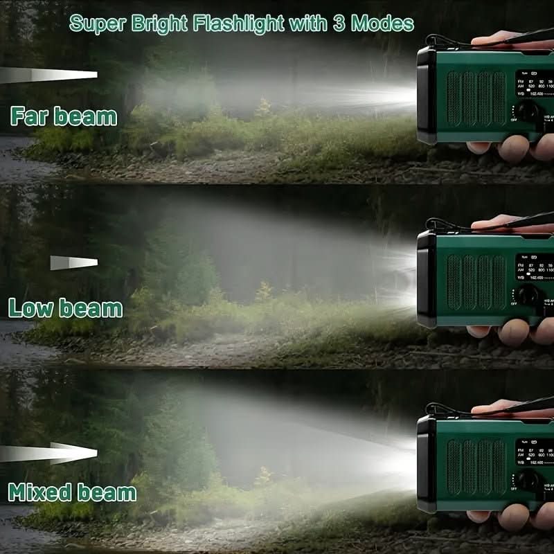 EcoPower Emergency Radio - All-in-one emergency radio with torch and USB charging function - Image 7