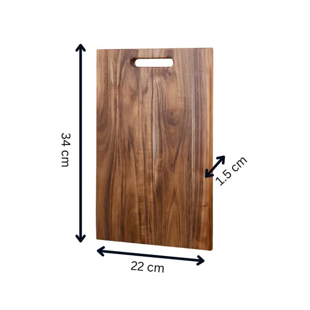 EcoSlice acacia wood chopping board - Sustainable & stylish for every kitchen - Image 4