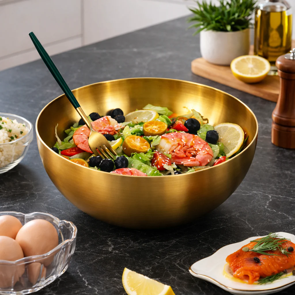 EDELFORM – Elegant Stainless Steel Serving Bowl for Stylish Enjoyment - Image 2
