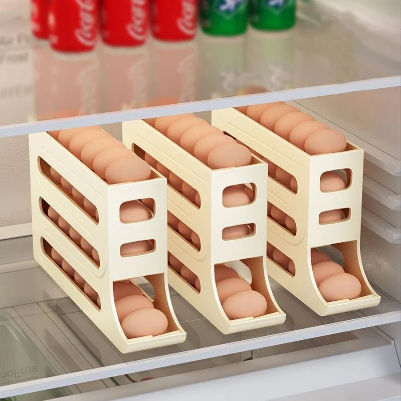 EGGROLLA – Egg storage box with large capacity and roll design for 30 eggs - Image 4