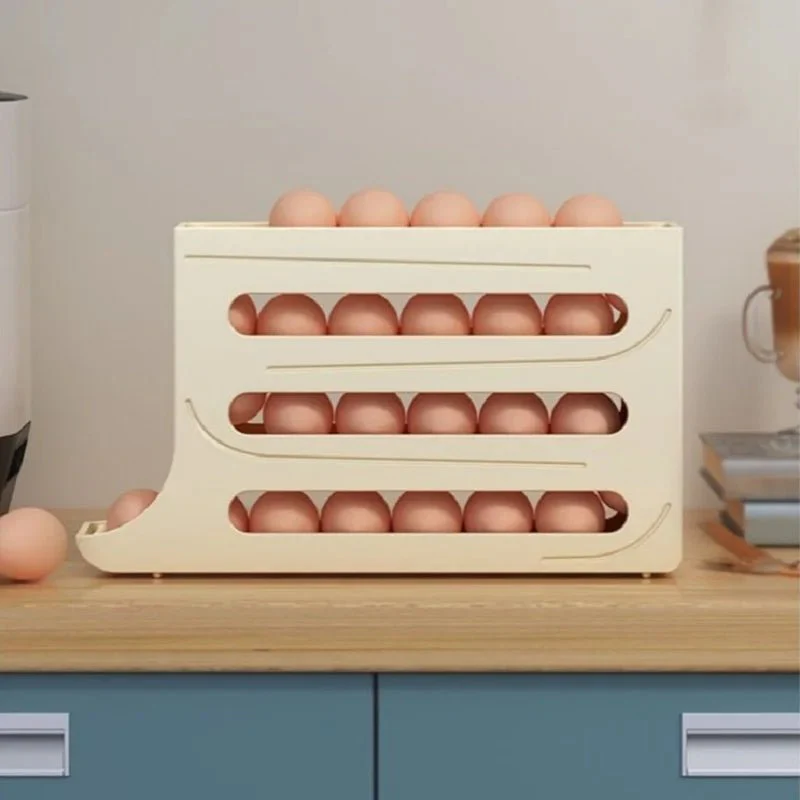 EGGROLLA – Egg storage box with large capacity and roll design for 30 eggs - Image 9