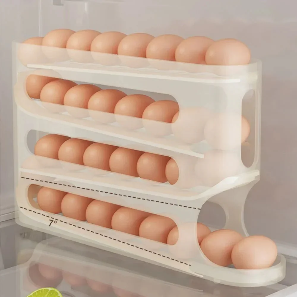 EGGSTAGE – 4-layer automatic egg dispenser for refrigerator organization - Image 3
