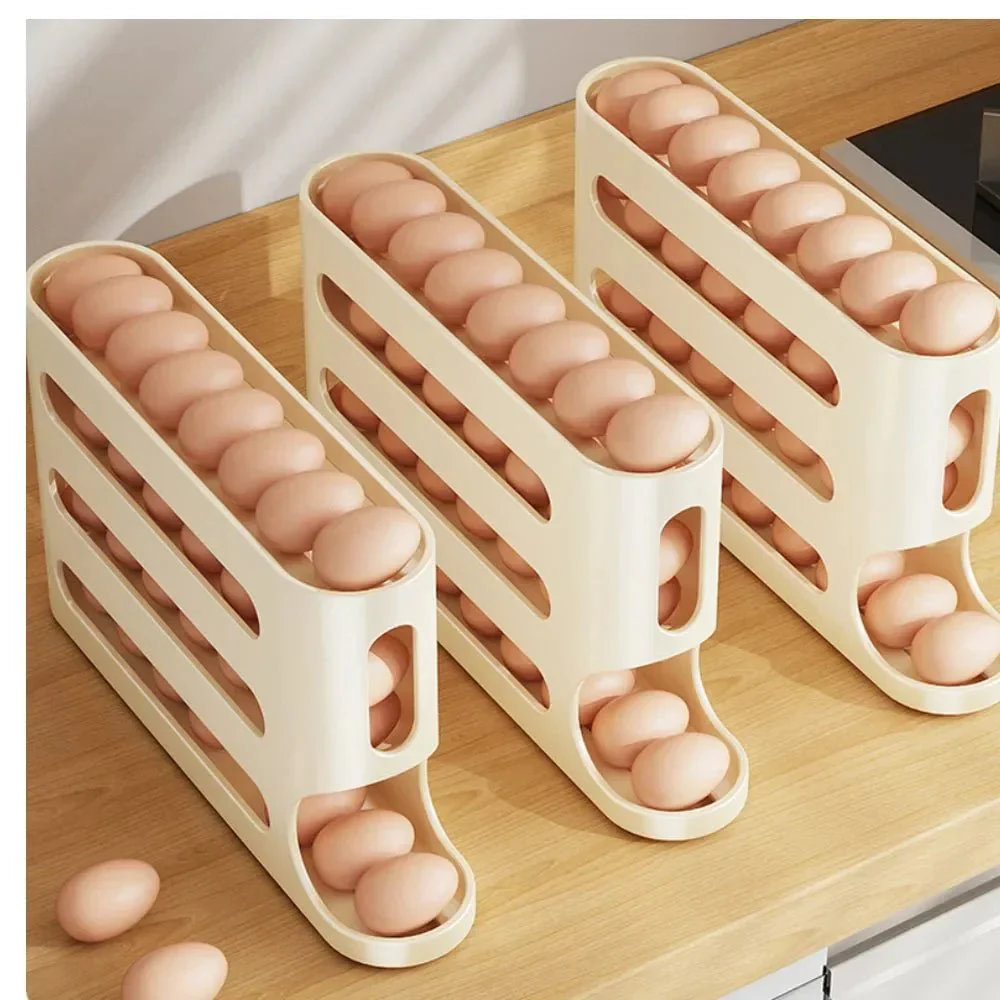 EGGSTAGE – 4-layer automatic egg dispenser for refrigerator organization - Image 4