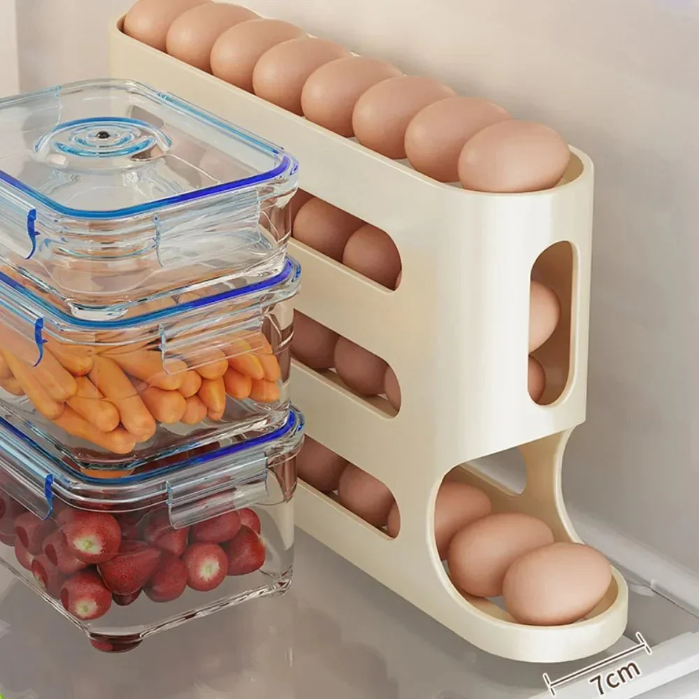 EGGSTAGE – 4-layer automatic egg dispenser for refrigerator organization - Image 5