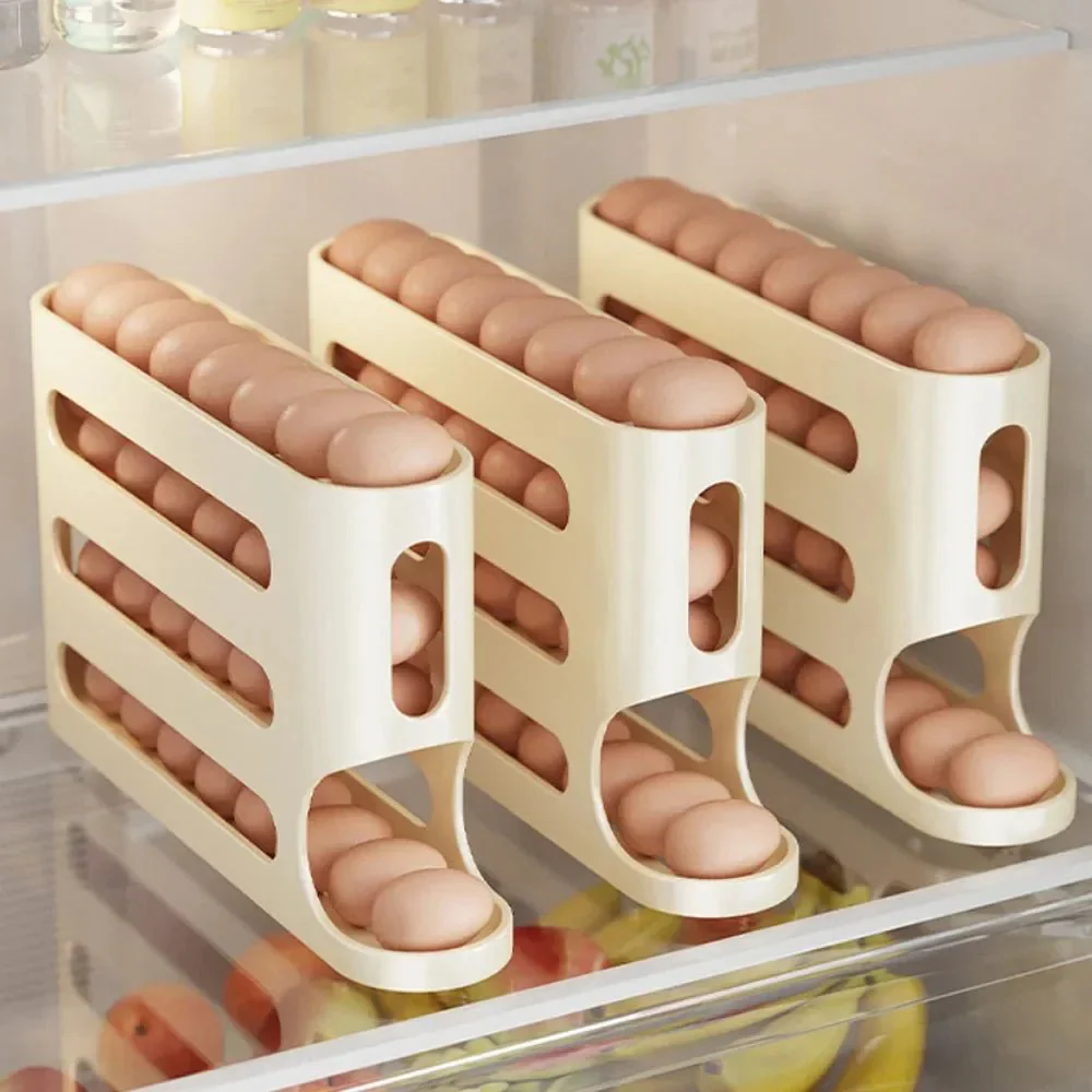 EGGSTAGE – 4-layer automatic egg dispenser for refrigerator organization - Image 6