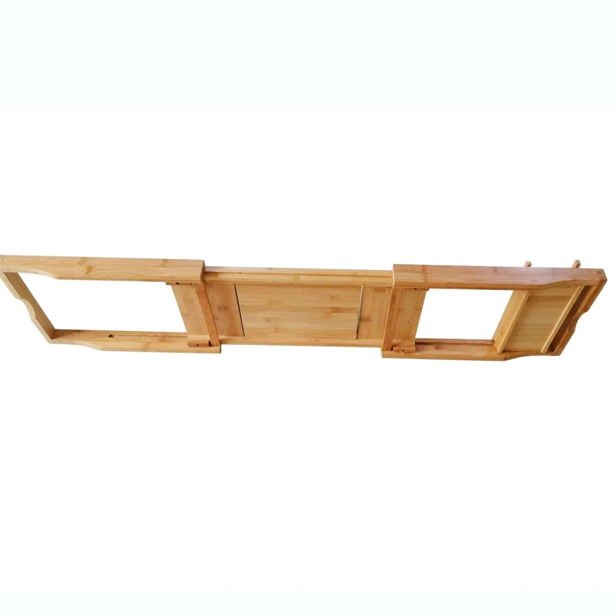 ÉLAMBRA – Elegant Bamboo Bath Tray with Adjustable Shelf and Relaxation Features - Image 4