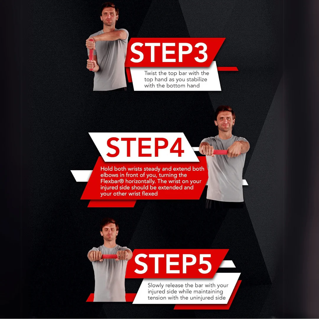 Elbowflex - therapy resistance bar for strengthening the wrist & forearm - Image 5