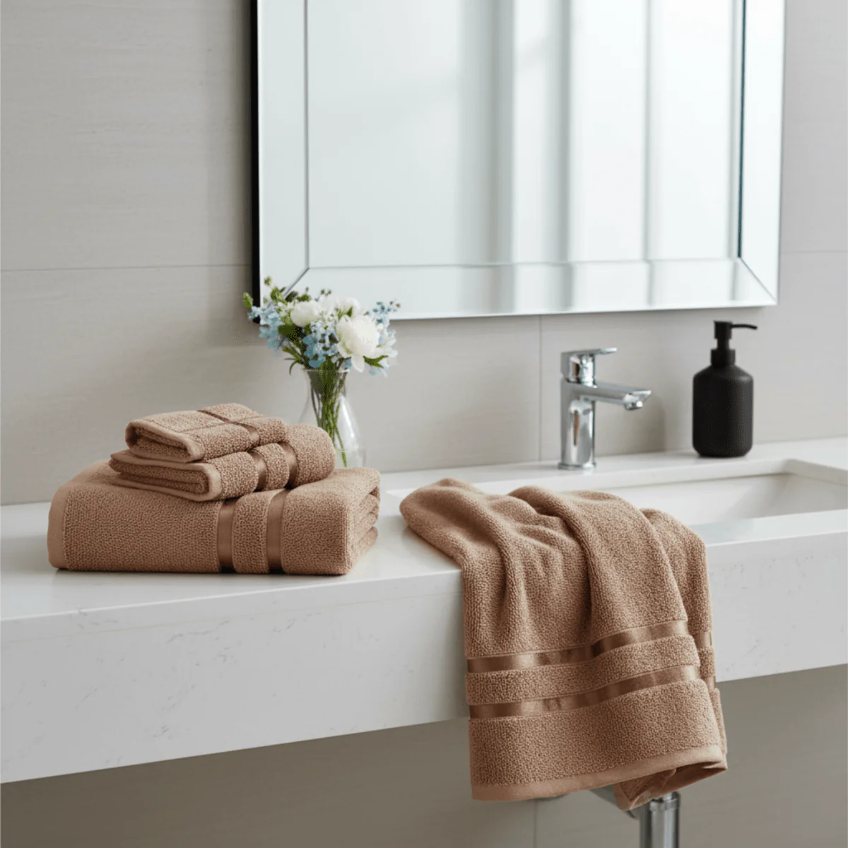 ELENORA CASA – Premium cotton hand & face towels with elegant design