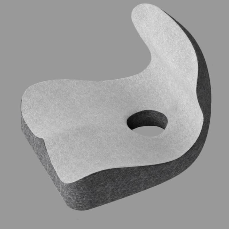 ERGOFORM – Orthopedic L-Shaped Seat Cushion with Memory Foam for Back & Tailbone Relief - Image 3