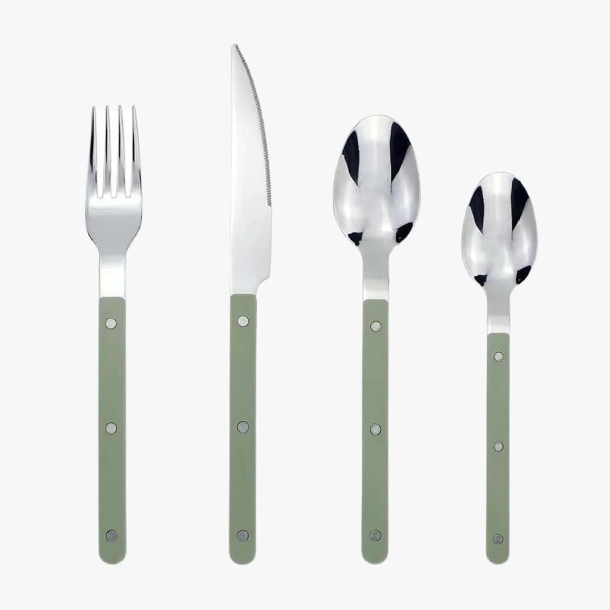ETERNIFORCE – 4-Piece Stainless Steel Flatware Set with Engraved Design - Image 10