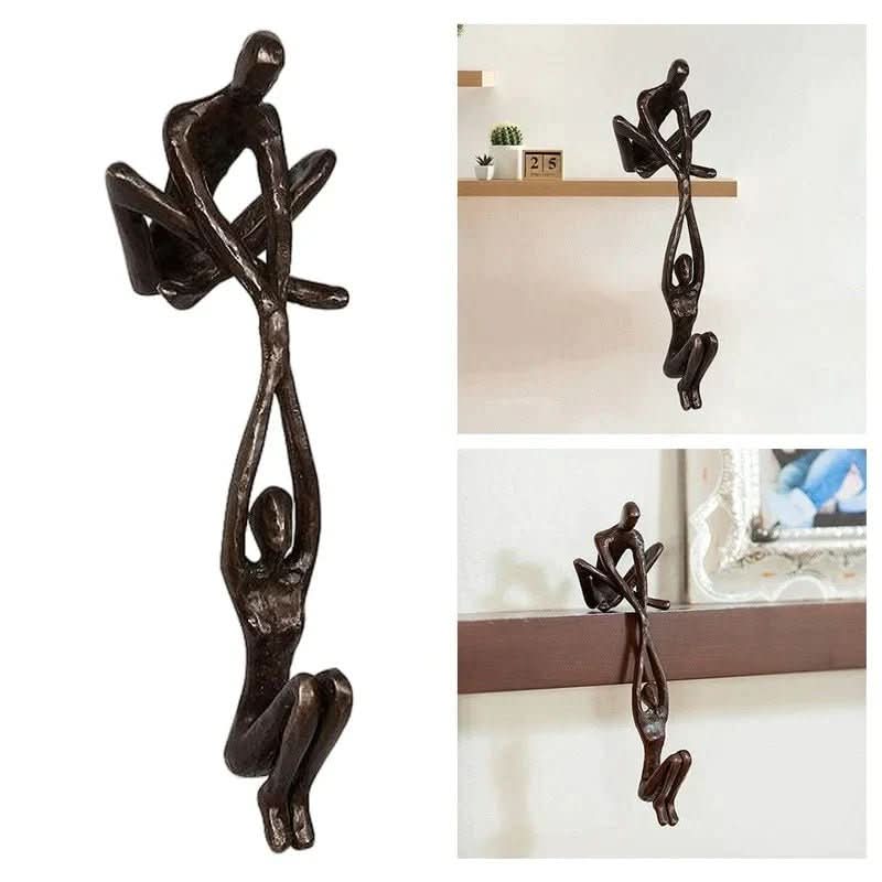 ETERNITY Sculpture - Decorative resin sculpture for love and balance