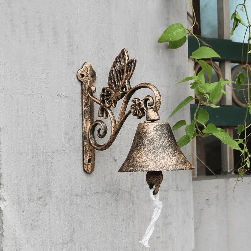 EUROVINT Bell - Classic cast iron doorbell in vintage style for stylish entrances - Image 4