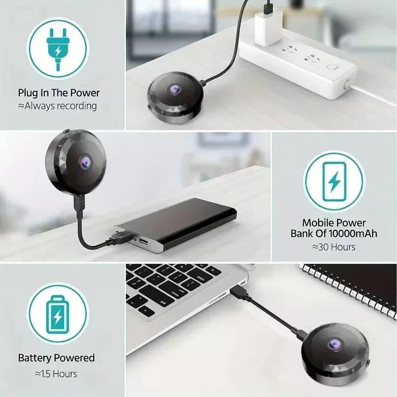 EYECORE MINI – Magnetic WiFi Security Camera with 1080P HD, Night Vision & Motion Detector - Image 4