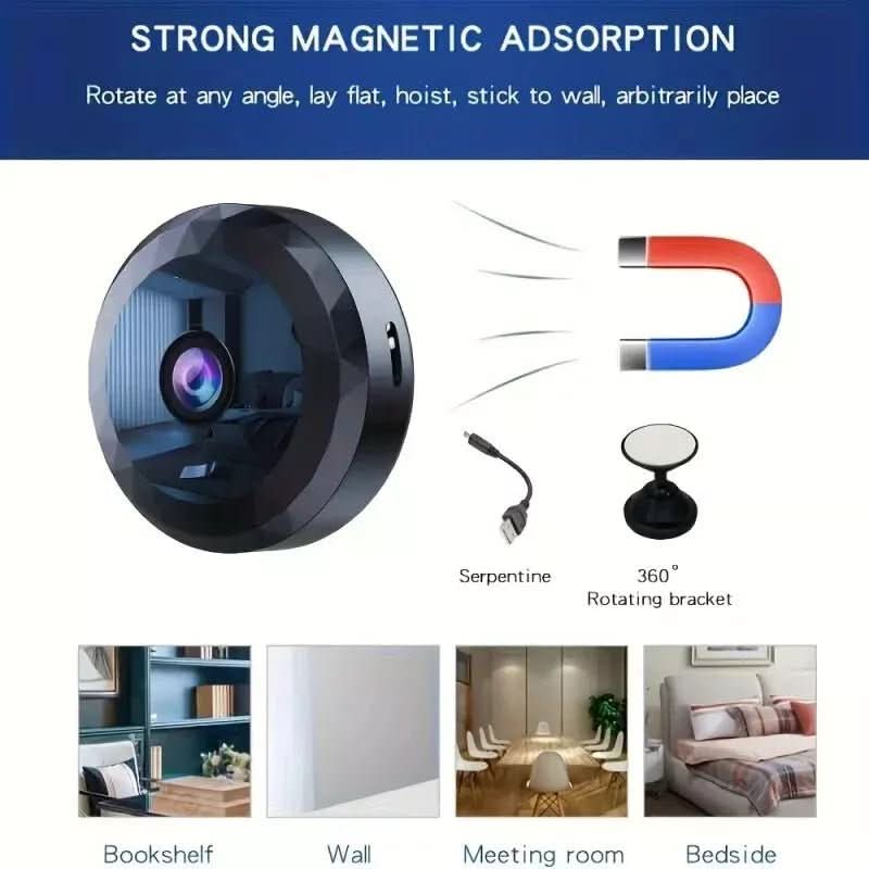 EYECORE MINI – Magnetic WiFi Security Camera with 1080P HD, Night Vision & Motion Detector - Image 5