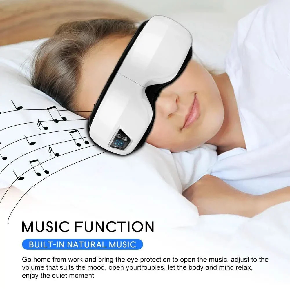 Eyeglow Smart 6D eye massager - air pressure, heat & vibration massage with Bluetooth & folding function - Image 4