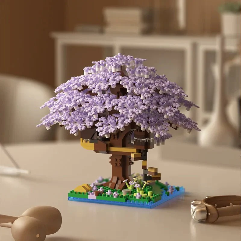 FAIRYBUILD – Cherry Blossom Treehouse Microblock Set for Imaginative Girls - Image 3