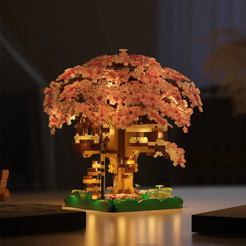 FAIRYBUILD – Cherry Blossom Treehouse Microblock Set for Imaginative Girls - Image 4