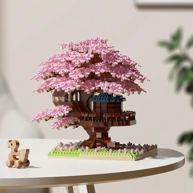 FAIRYBUILD – Cherry Blossom Treehouse Microblock Set for Imaginative Girls - Image 8