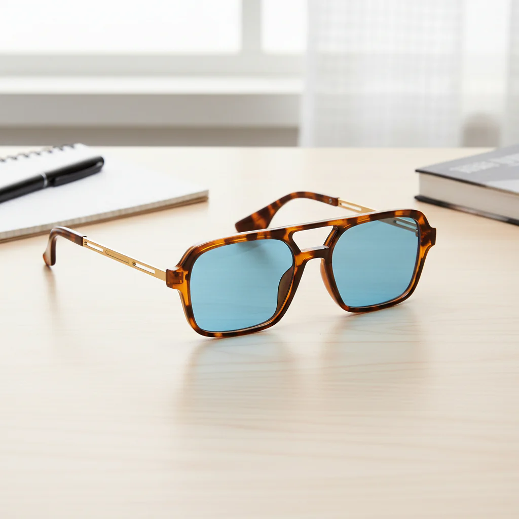 FASHIONVIEW - Stylish square sunglasses for women with UV400 protection