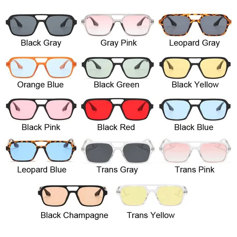 FASHIONVIEW - Stylish square sunglasses for women with UV400 protection - Image 7