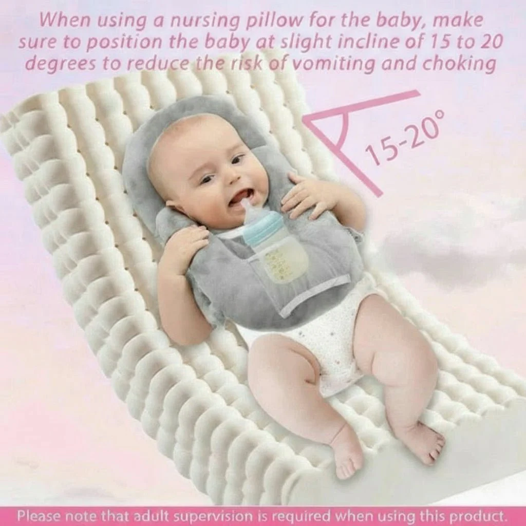 FEEDORIS – Nursing and Bottle Pillow for Babies with Integrated Bottle Holder - Image 10