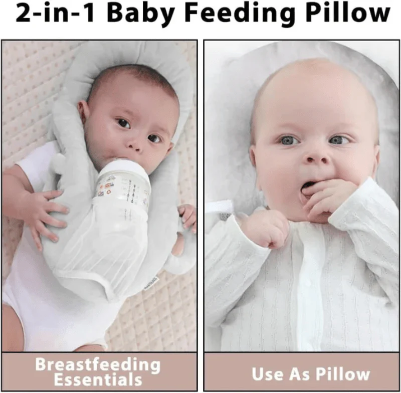 FEEDORIS – Nursing and Bottle Pillow for Babies with Integrated Bottle Holder - Image 12