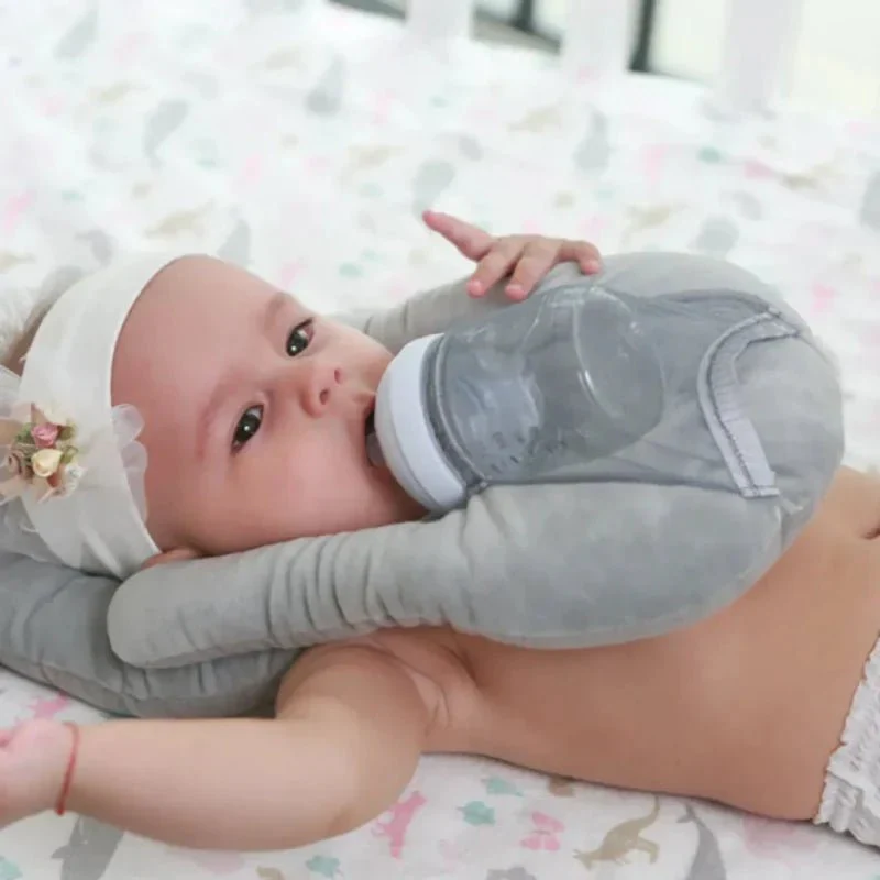 FEEDORIS – Nursing and Bottle Pillow for Babies with Integrated Bottle Holder - Image 9