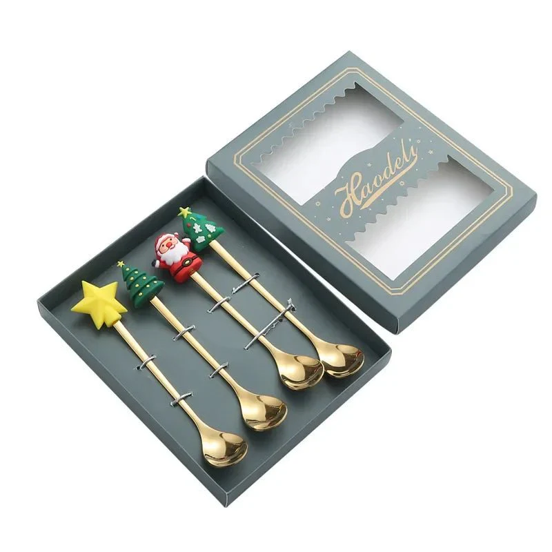FESTIFORK – Creative Christmas Spoon & Fruit Fork Set for Coffee & Desserts - Image 10