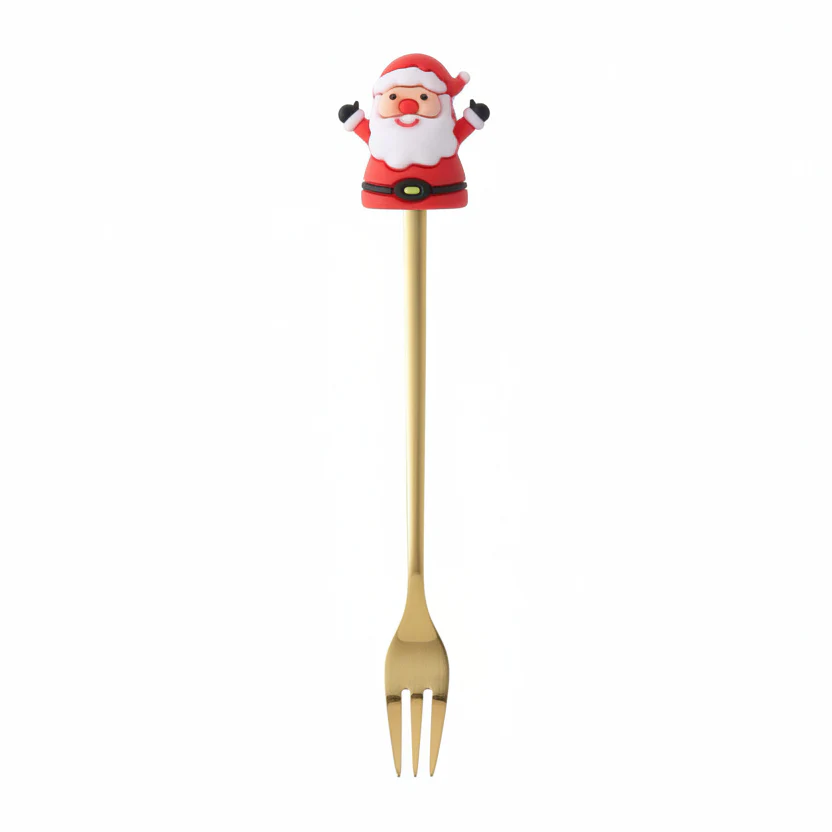 FESTIFORK – Creative Christmas Spoon & Fruit Fork Set for Coffee & Desserts - Image 21