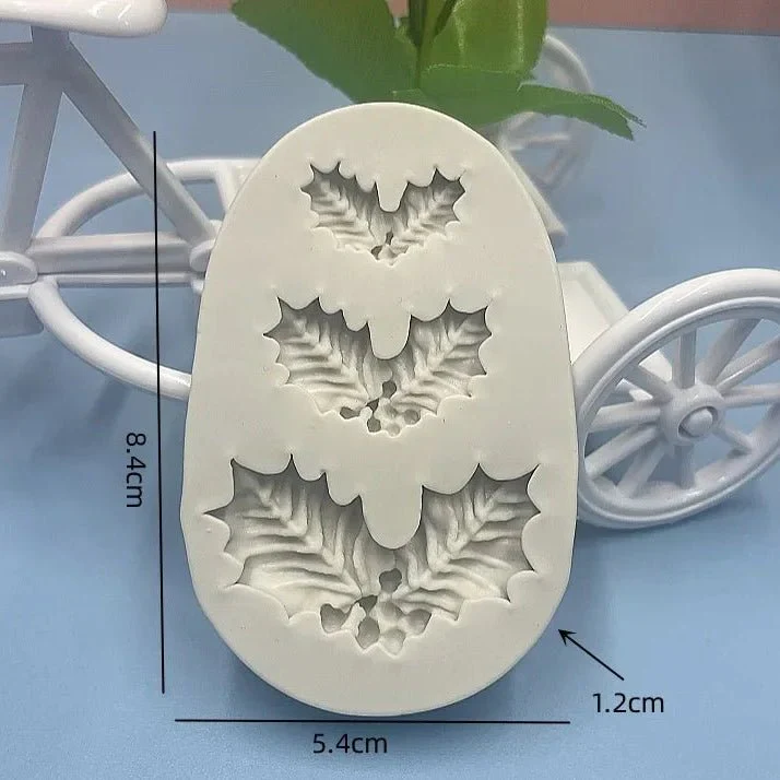 FESTILEAF – Christmas shapes for leaves & bells for cake, cookie & cupcake decoration - Image 3