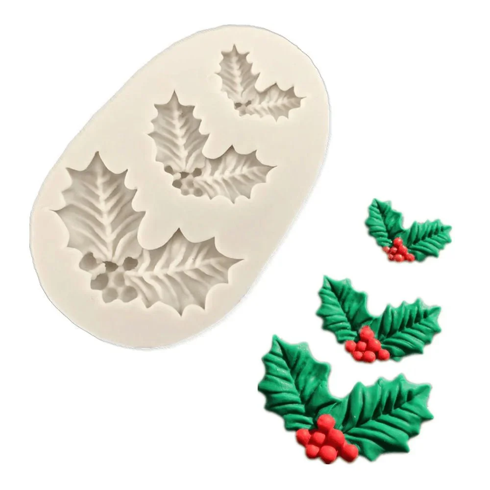 FESTILEAF – Christmas shapes for leaves & bells for cake, cookie & cupcake decoration - Image 6